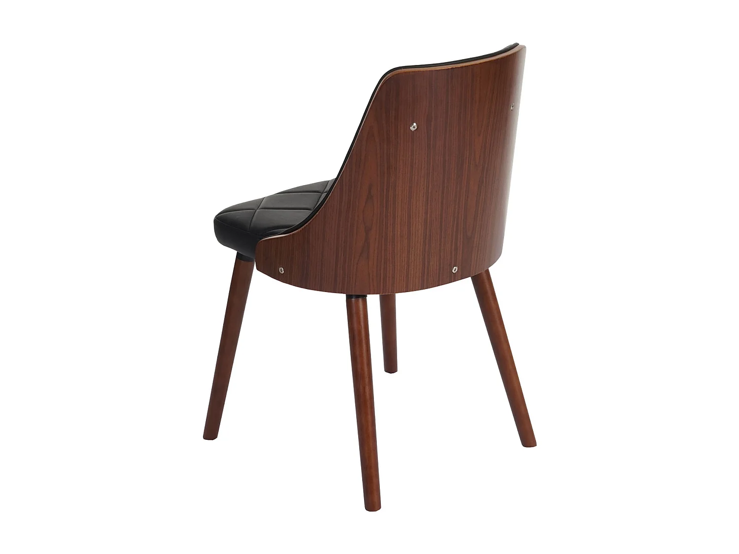 Chaise de salle à manger MCW-A75 (lot de 6),  similicuir, noir