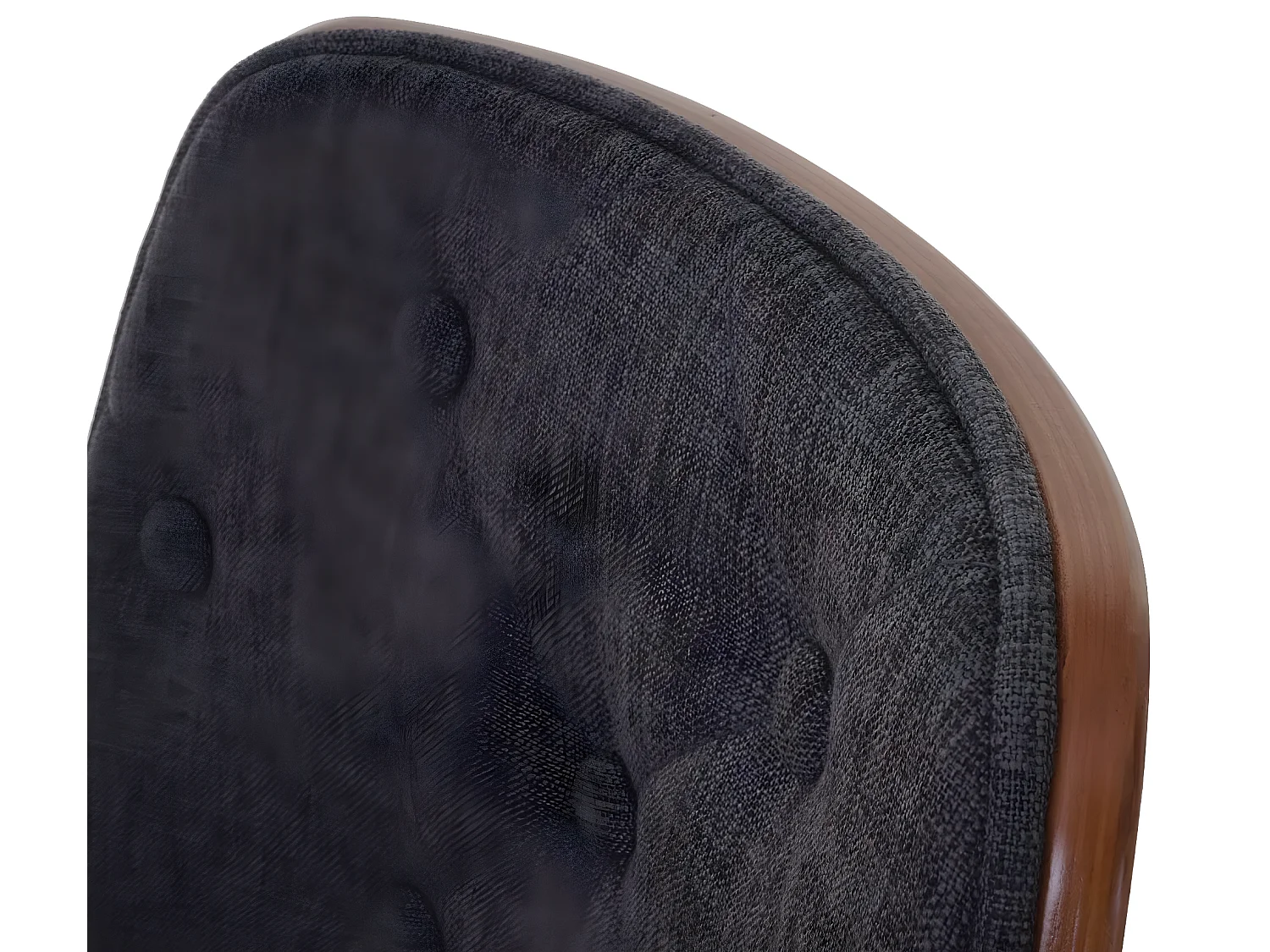 Eetkamerstoel MCW-A75 (set van 6),  textiel grijs