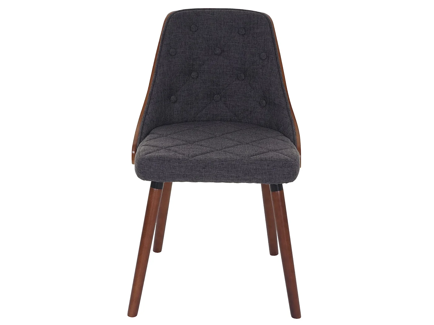 Chaise de salle à manger MCW-A75 (lot de 6),  tissu, gris