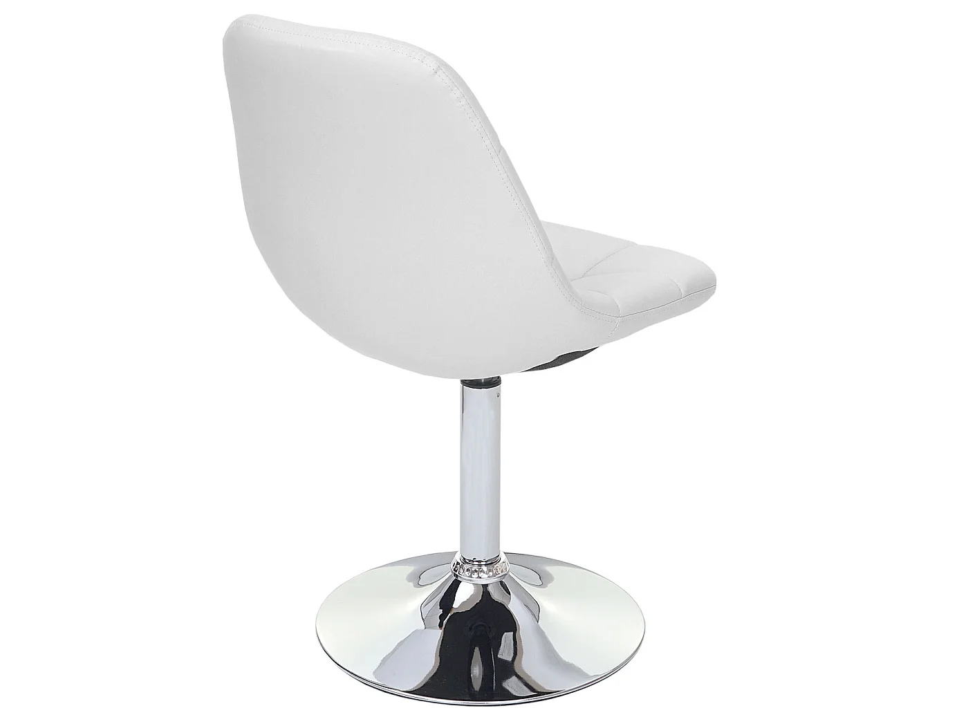 Chaise de salle à manger MCW-A60 (lot de 6),  similicuir blanc