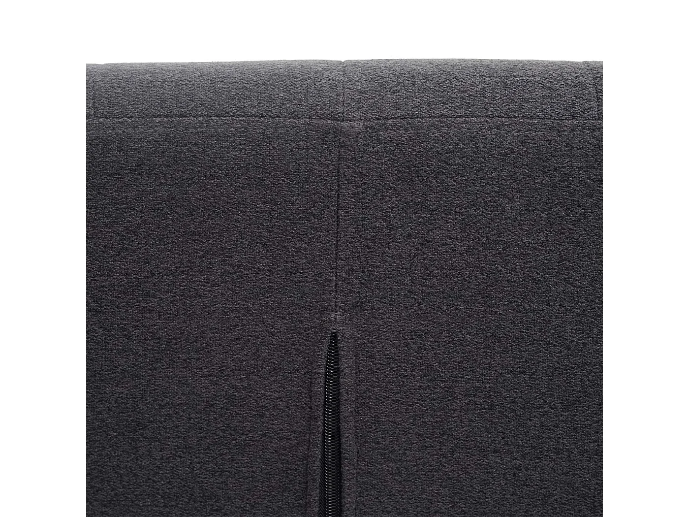 Chaise de salle à manger MCW-H42 (lot de 6),  tissu/textile gris foncé, pied noir