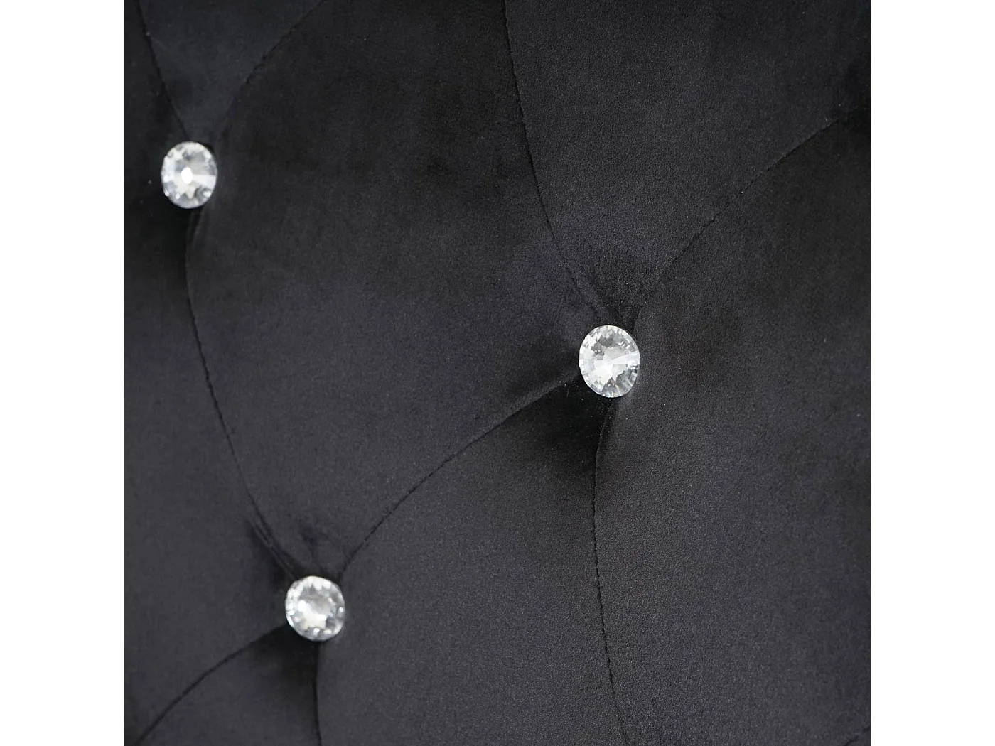 Krzesło do jadalni MCW-D22 (zestaw 6 sztuk),  czarny, nogi w kolorze złotym