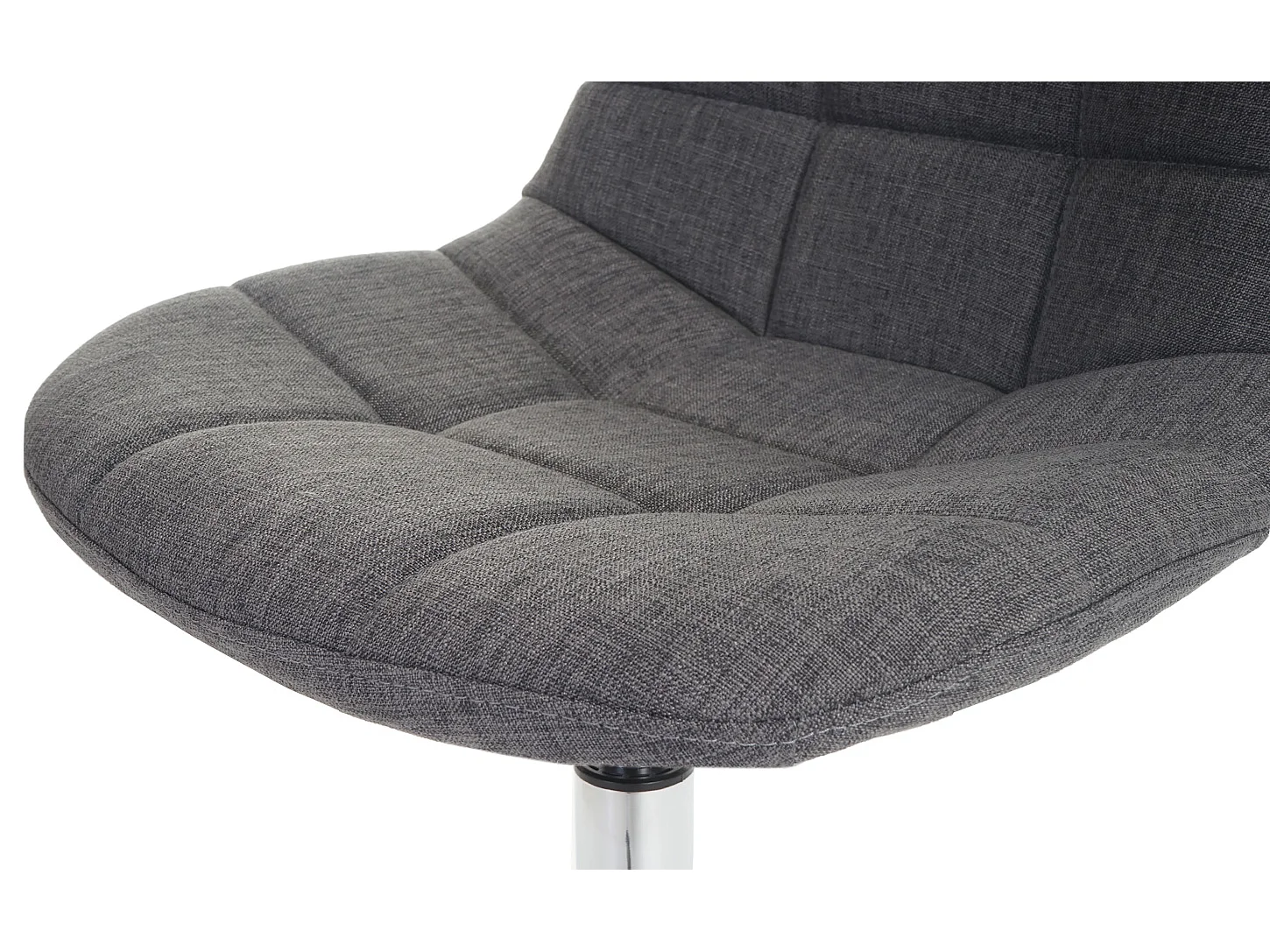Chaise de salle à manger MCW-A60 (lot de 6),  tissu gris clair