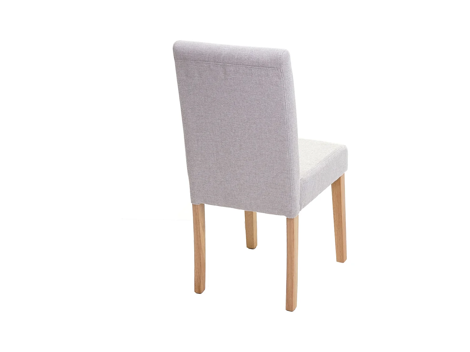 Chaise de salle à manger Littau (lot de 6),  textile, crème-beige, pieds clairs