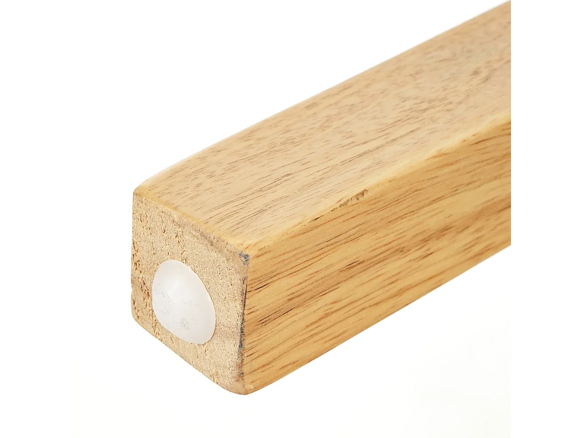 Chaise de salle à manger Chesterfield II (lot de 2),  similicuir brun foncé, pieds clairs