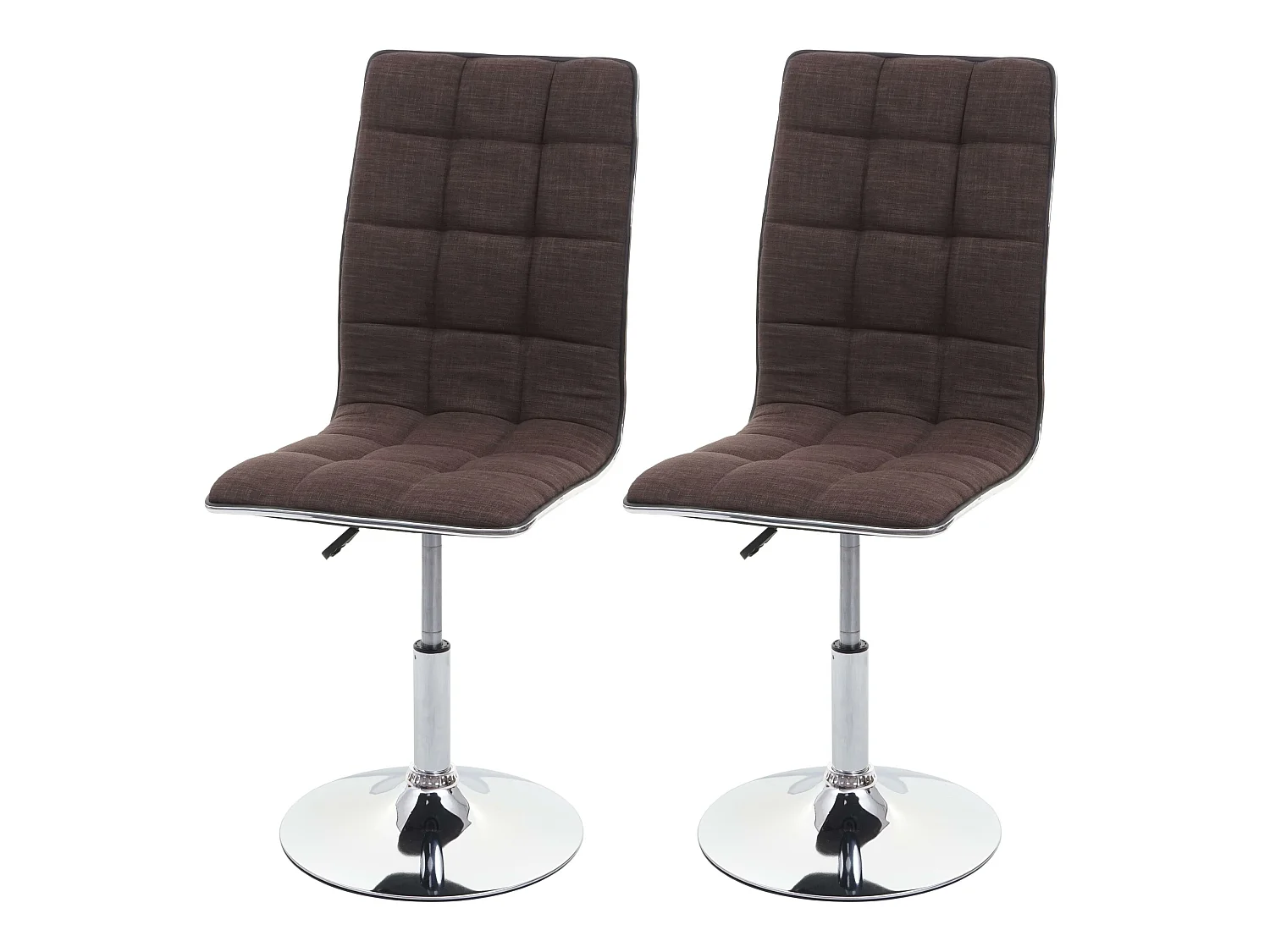 Chaise de salle à manger MCW-C41 (lot de 2),  brun