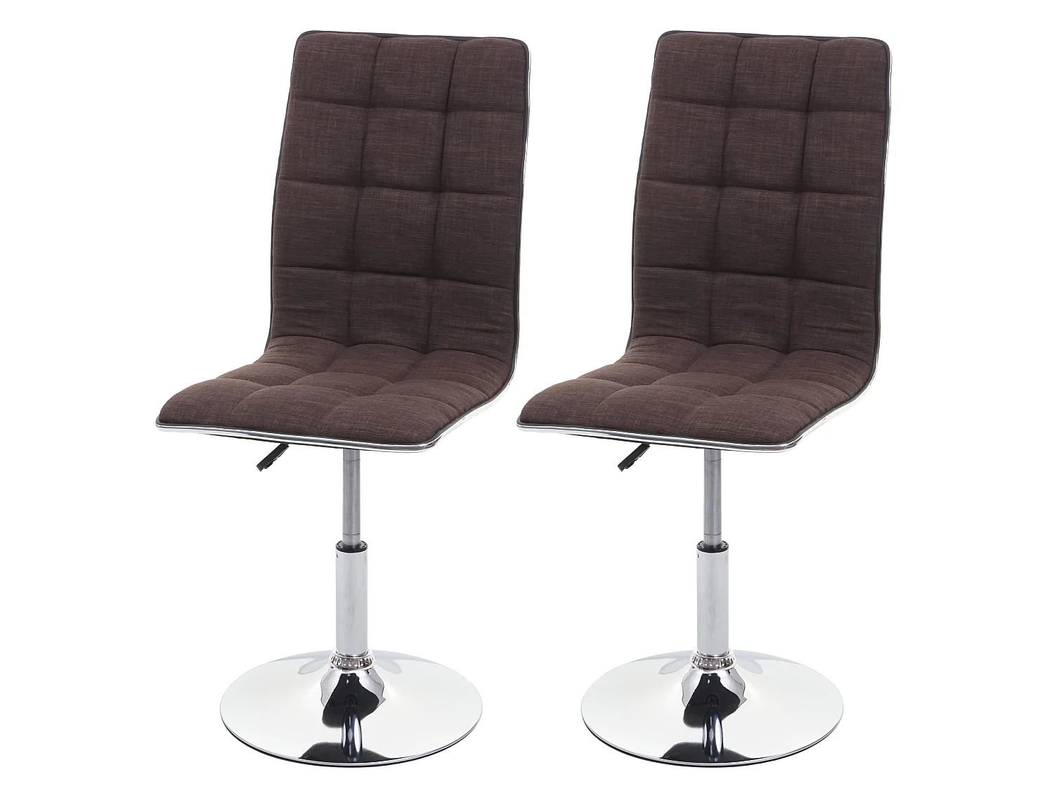 Dining chair MCW-C41 (set of 2),  brown