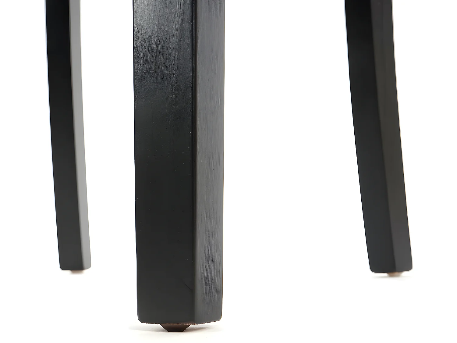 Chaise de salle à manger Chesterfield II (lot de 2), 2x chaise de salle à manger Chesterfield II, fauteuil avec rivets, similicuir crème, pieds foncés