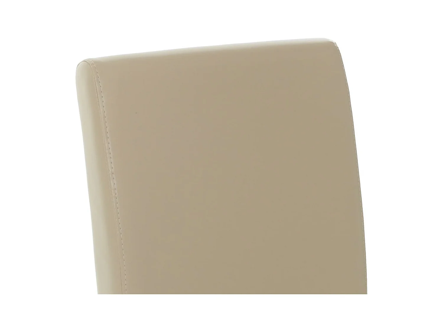 Chaise de salle à manger Crotone (lot de 2),  couleur crème, pieds clairs