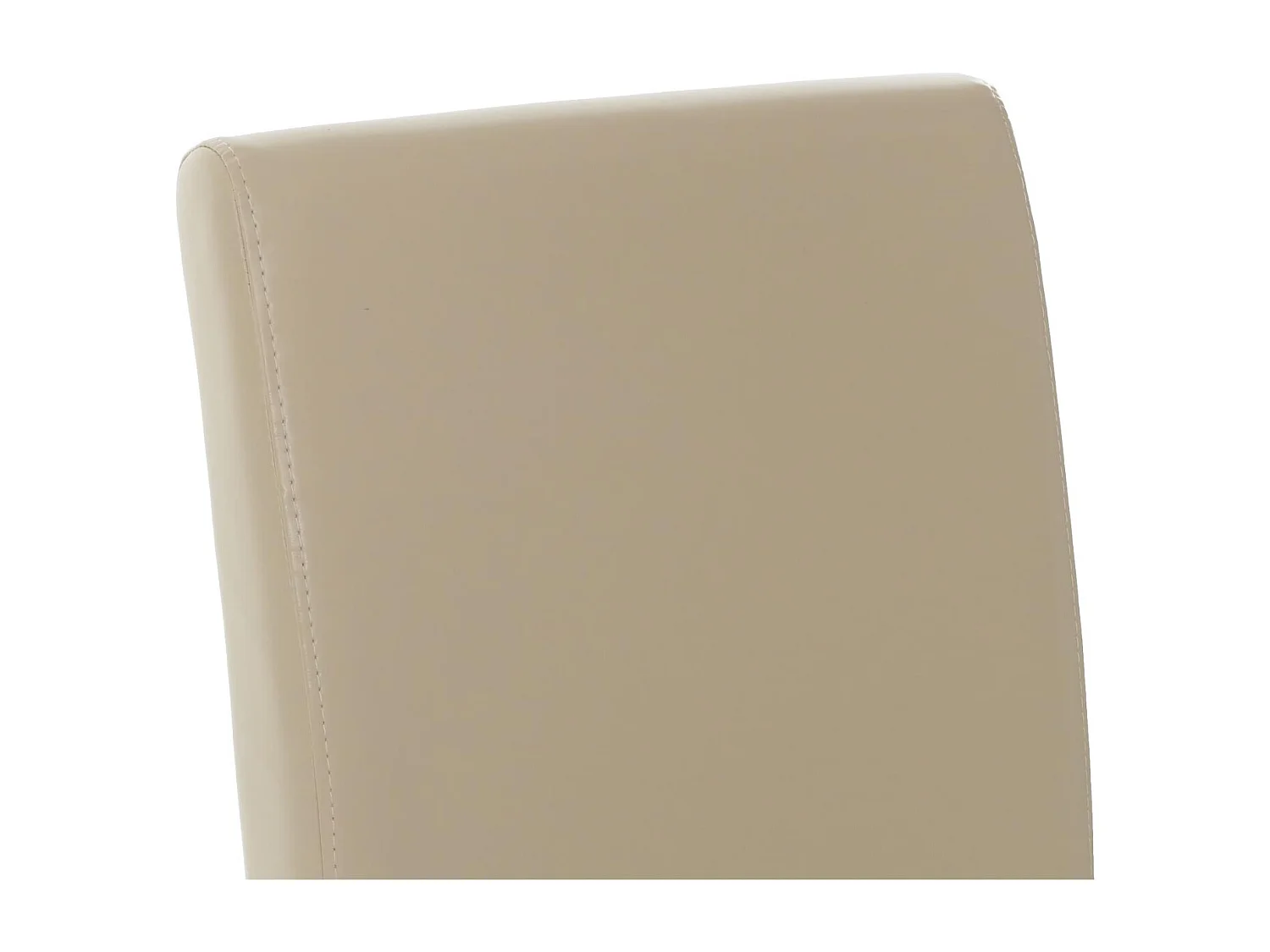 Chaise de salle à manger Crotone (lot de 2),  couleur crème, pieds clairs