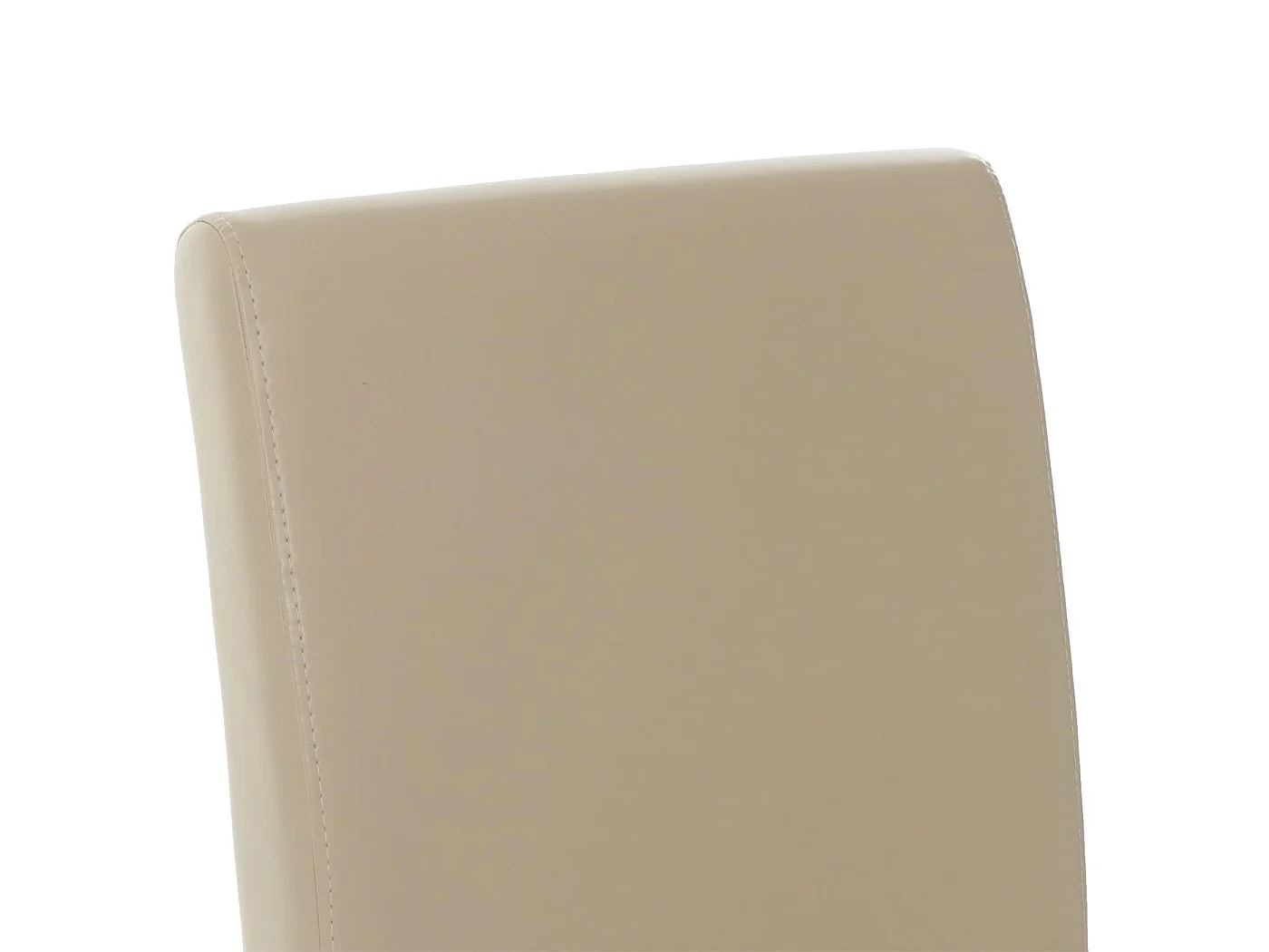 Chaise de salle à manger Crotone (lot de 2),  couleur crème, pieds clairs
