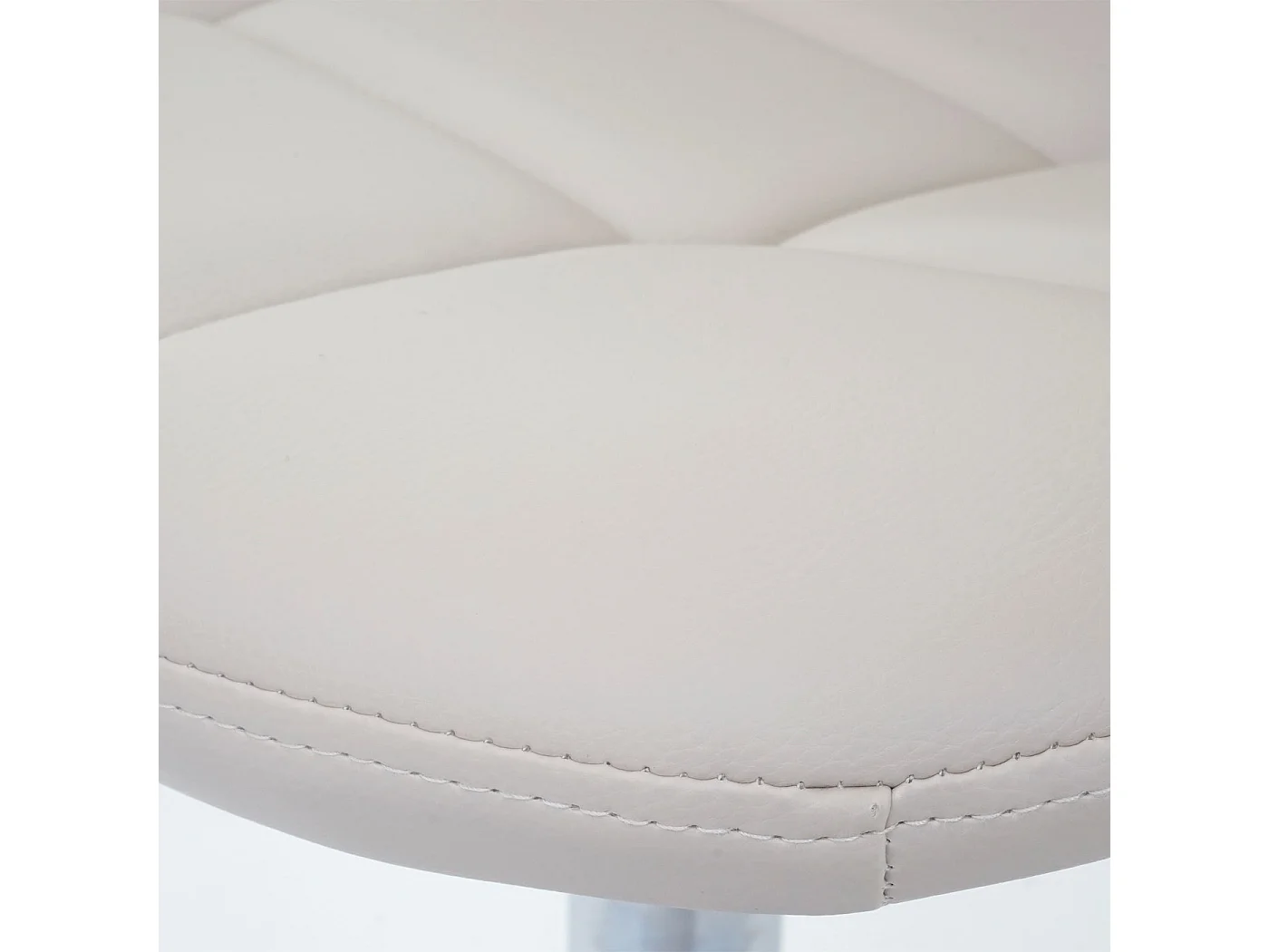 Silla de comedor MCW-A60 (juego de 6),  polipiel crema