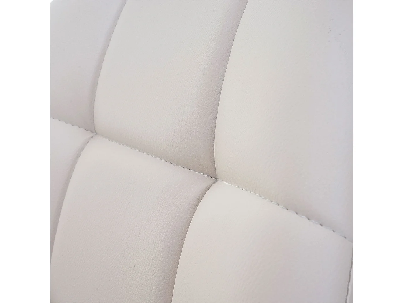 Chaise de salle à manger MCW-A60 (lot de 6),  similicuir crème