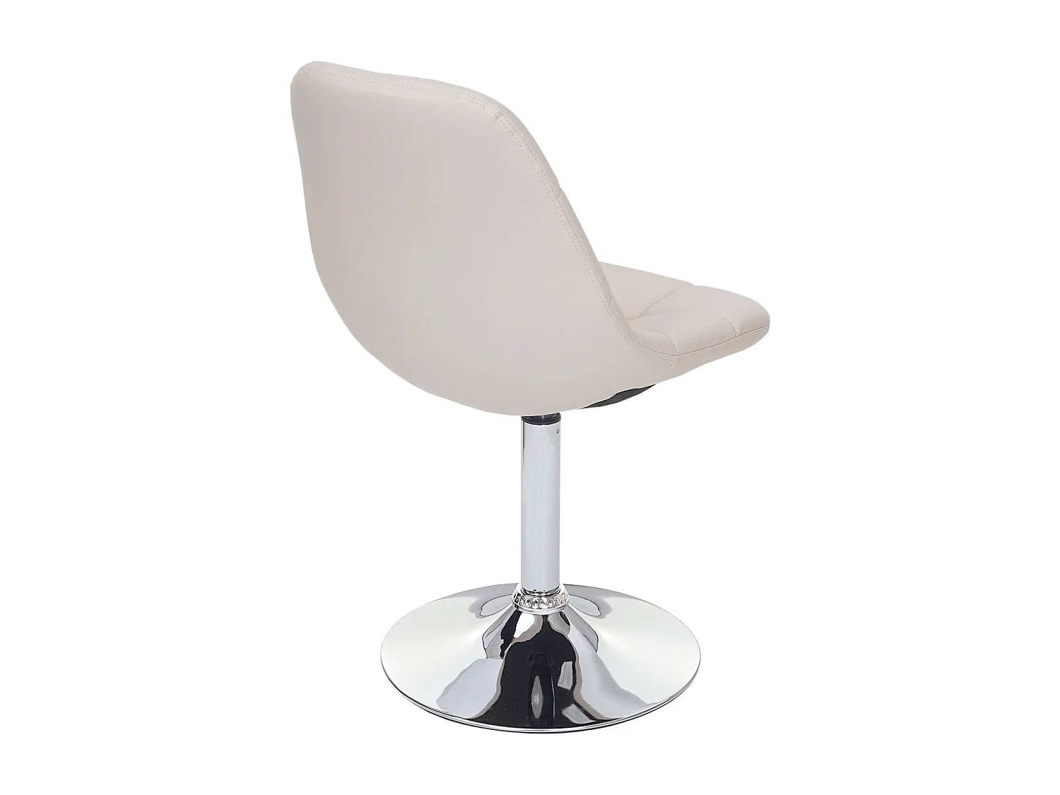 Esszimmerstuhl MCW-A60 (6er-Set), Kunstleder creme