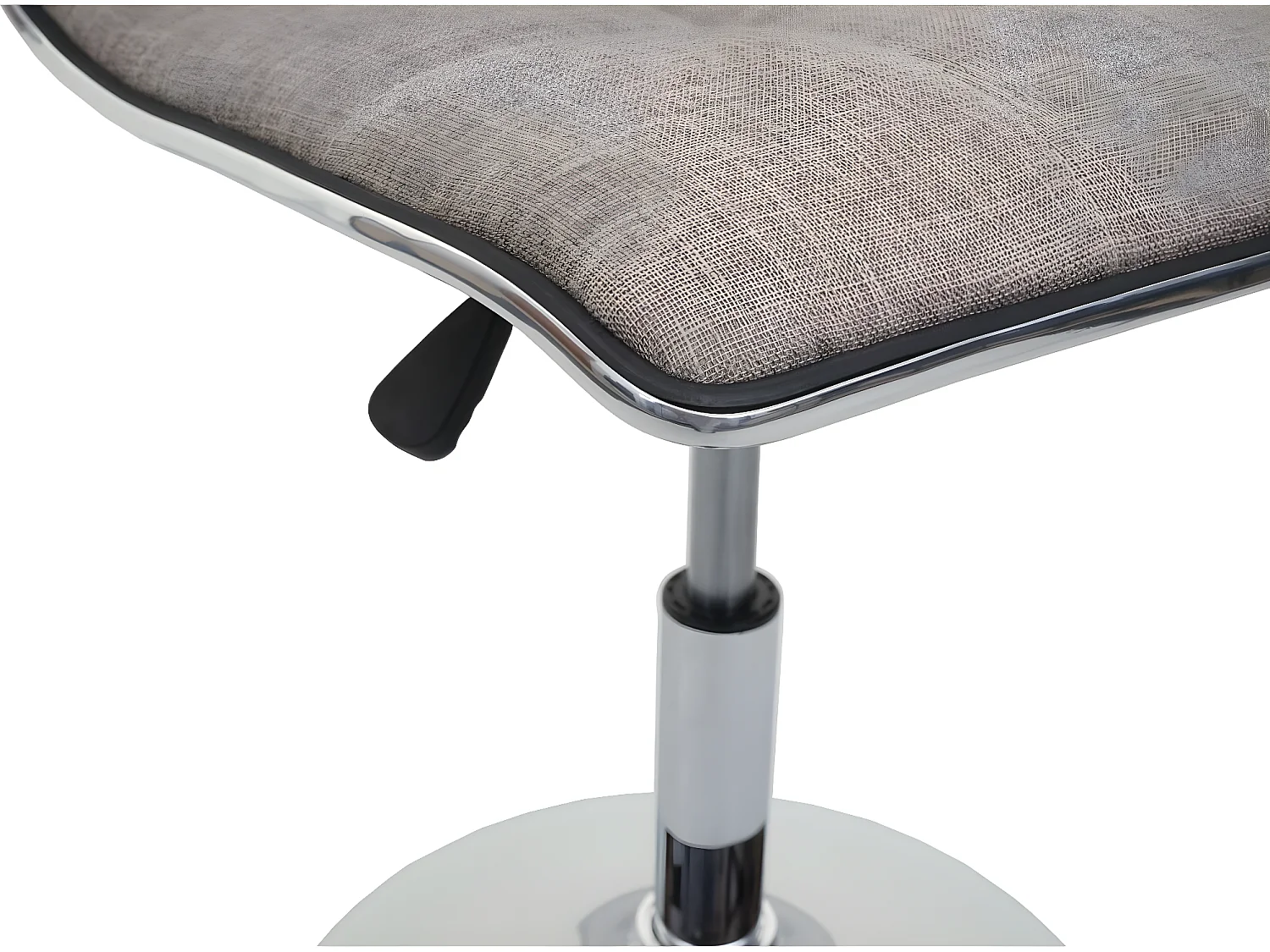 Cadeira de sala de jantar MCW-C41 (conjunto de 2),  creme-cinza