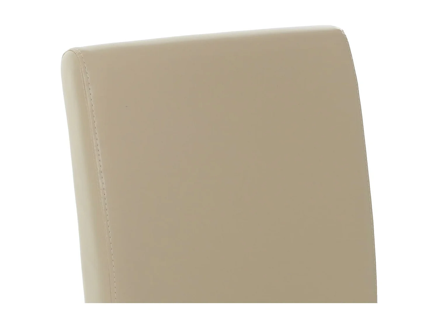 Chaise de salle à manger Crotone (lot de 6),  couleur crème, pieds clairs