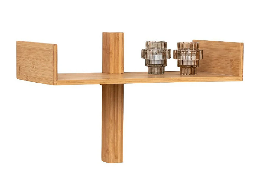 Villa bibliothèque étagère 50x36cm naturel.