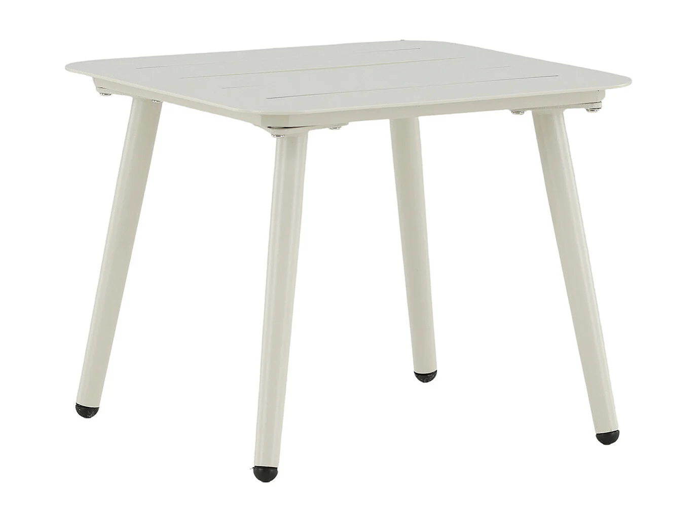 Table d'Appoint de Jardin Carrée "Lina" 40cm Beige