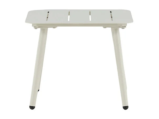 Table d'Appoint de Jardin Carrée "Lina" 40cm Beige
