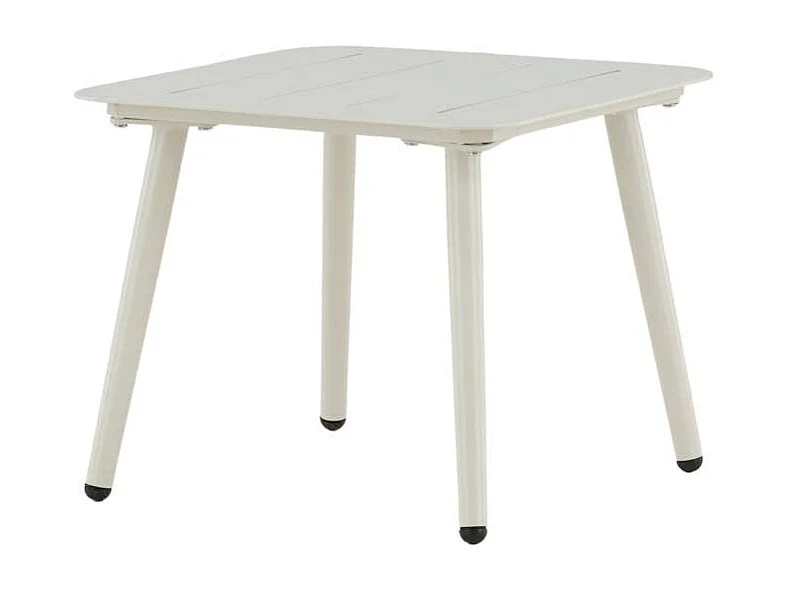 Table d'Appoint de Jardin Carrée "Lina" 40cm Beige