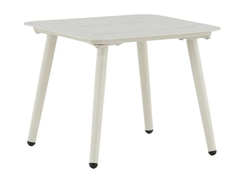 Table d'Appoint de Jardin Carrée "Lina" 40cm Beige