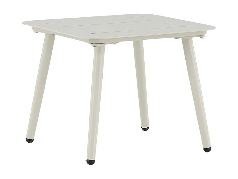 Table d'Appoint de Jardin Carrée "Lina" 40cm Beige