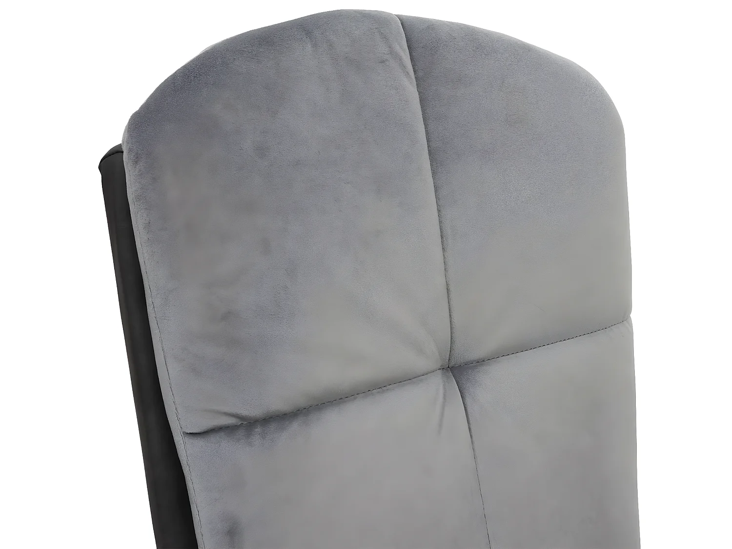 Chaise de salle à manger MCW-G42 (lot de 2),  velours, gris-anthracite