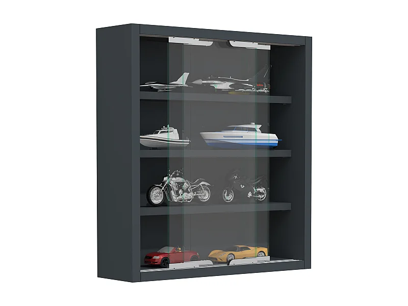 Hangende vitrinekast wandvitrinekastglas Agisa S