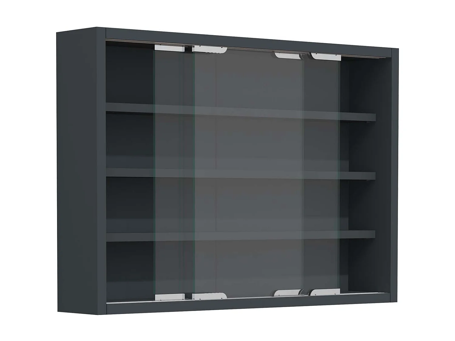 Hangende vitrinekast Wandvitrinekast glas Agisa M