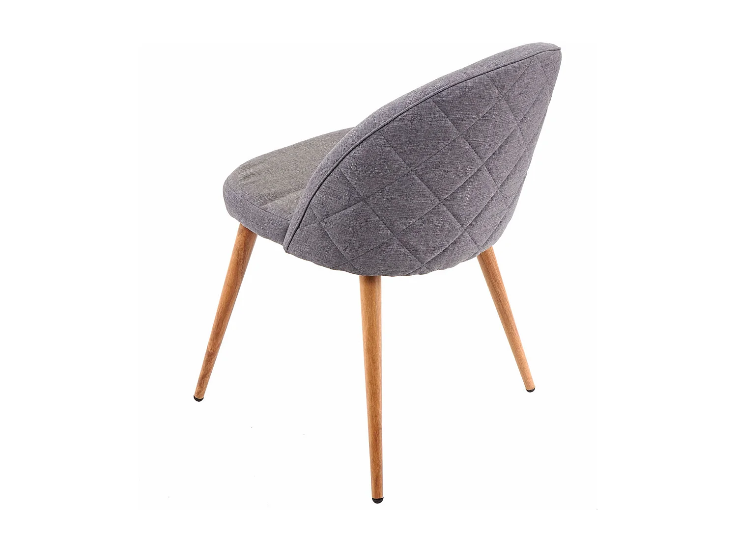 Silla de comedor MCW-D53 (juego de 4),  gris oscuro