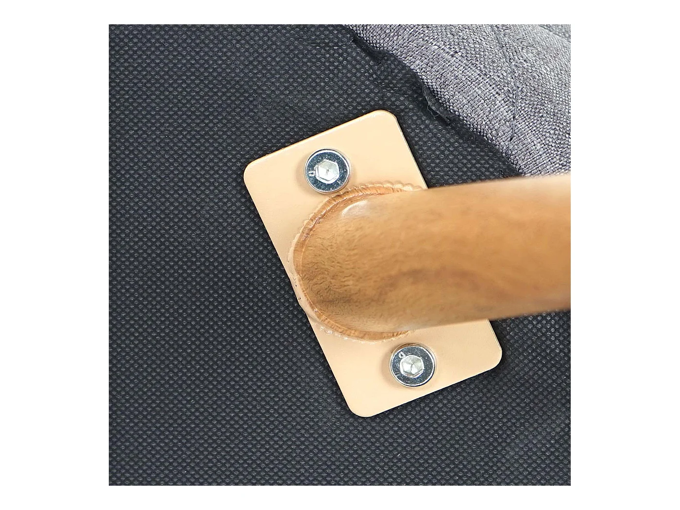 Silla de comedor MCW-D53 (juego de 4),  gris oscuro