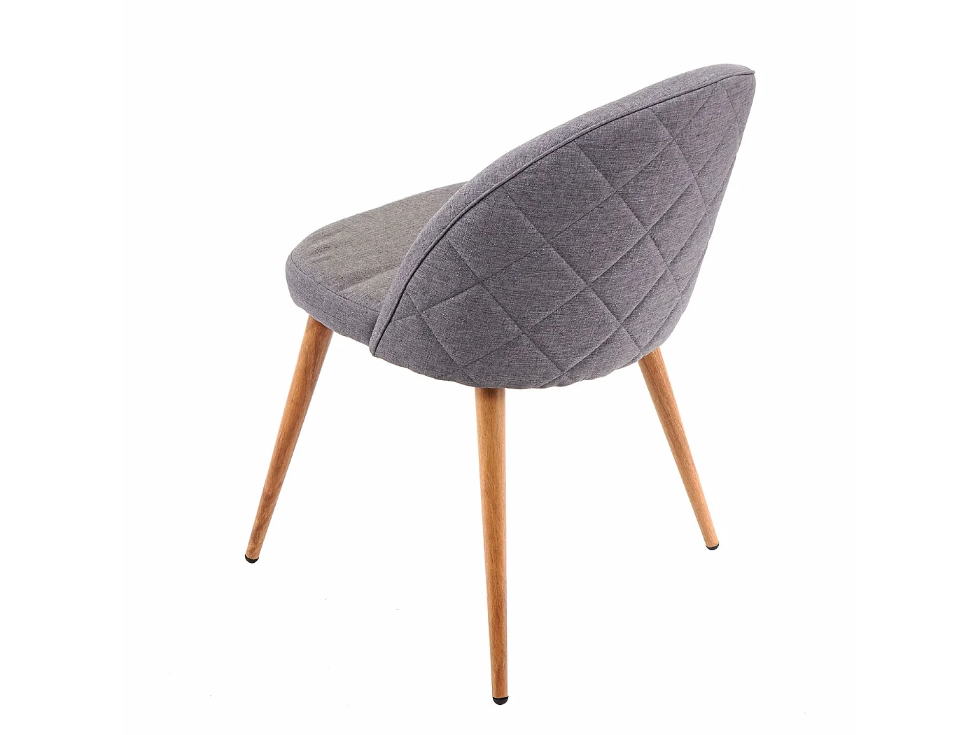 Krzesło do jadalni MCW-D53 (zestaw 4 sztuk),  ciemnoszary