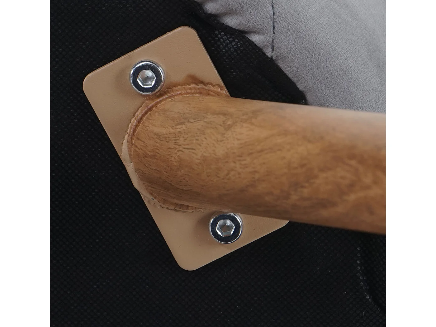 Krzesło do jadalni MCW-D53 (zestaw 4 sztuk),  jasnoszary