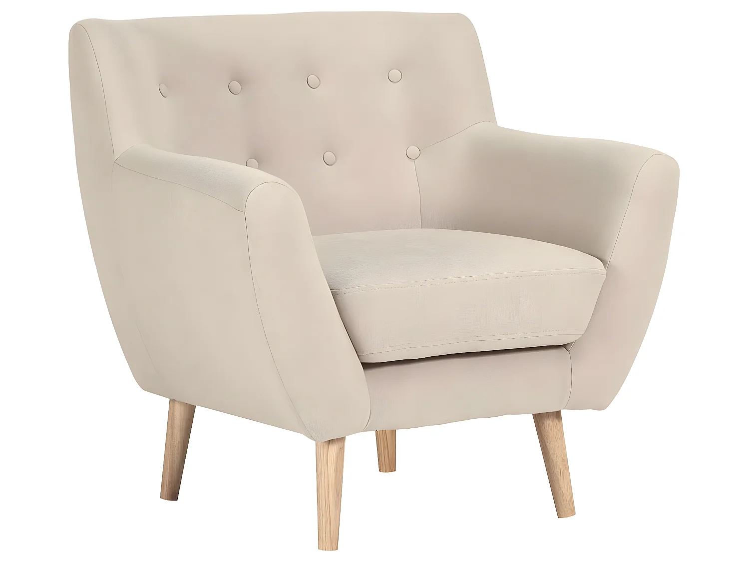 Monte fauteuil zandkleurig.