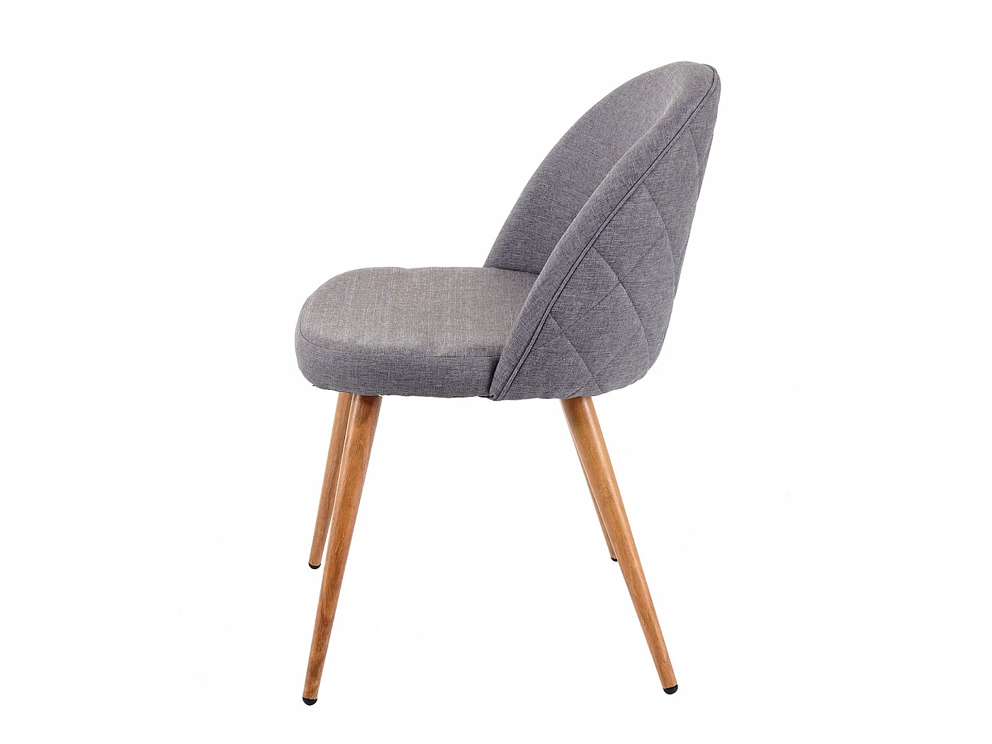 Spisestuestol MCW-D53 (sæt med 6 stk.),  mørkegrå