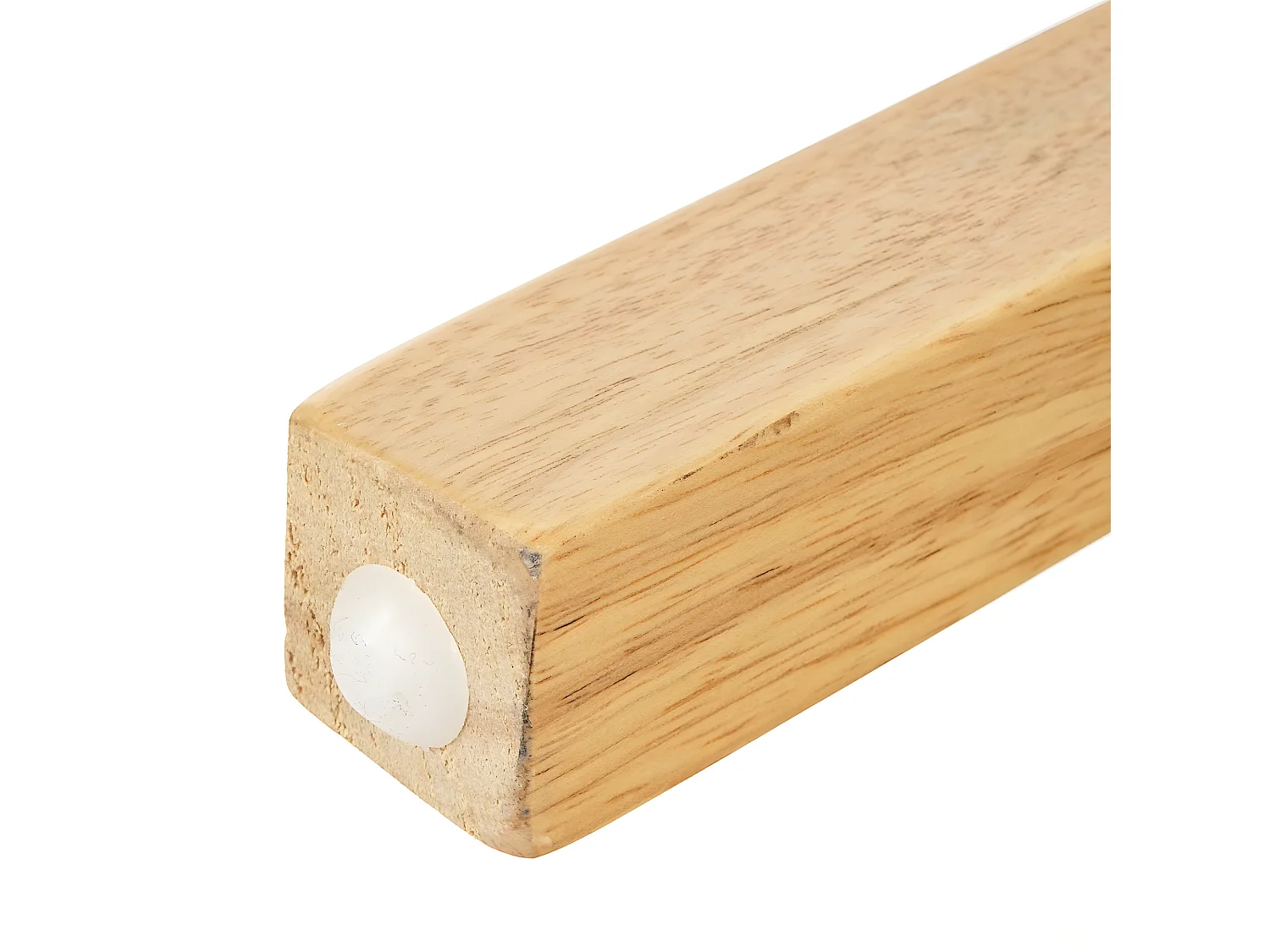 Chaise de salle à manger Chesterfield II (lot de 6),  similicuir brun foncé, pieds clairs