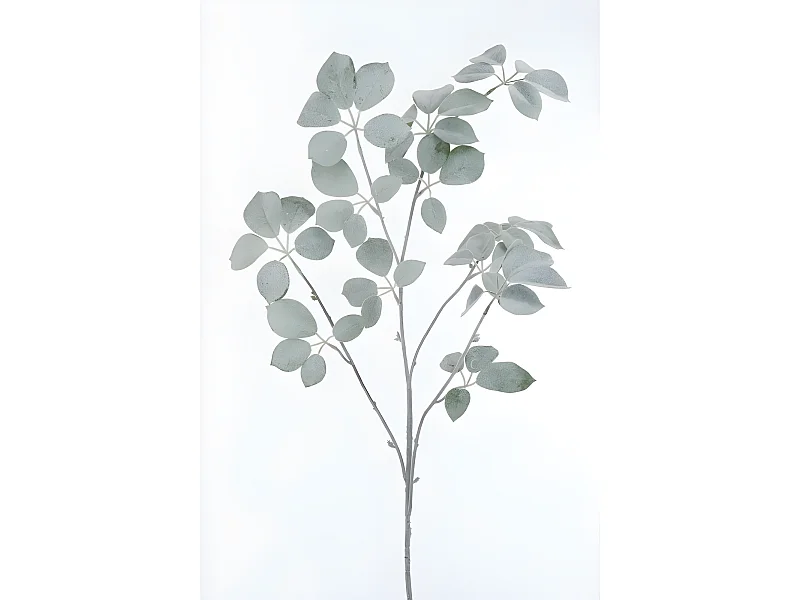 Rama de schefflera cubierta de plástico verde 4x35x120 cm
