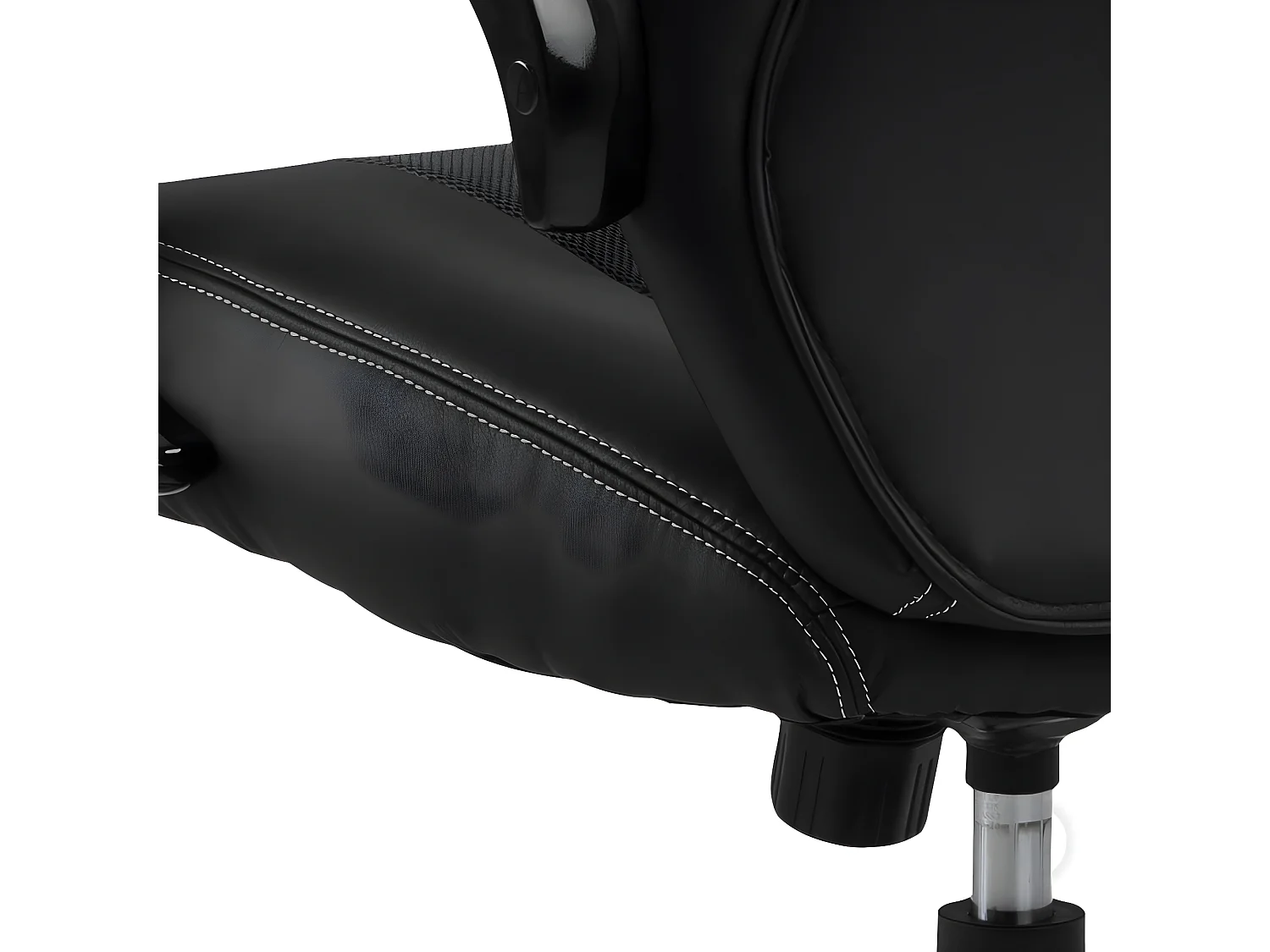 Race Gamin Stuhl PU Kunstleder schwarz.