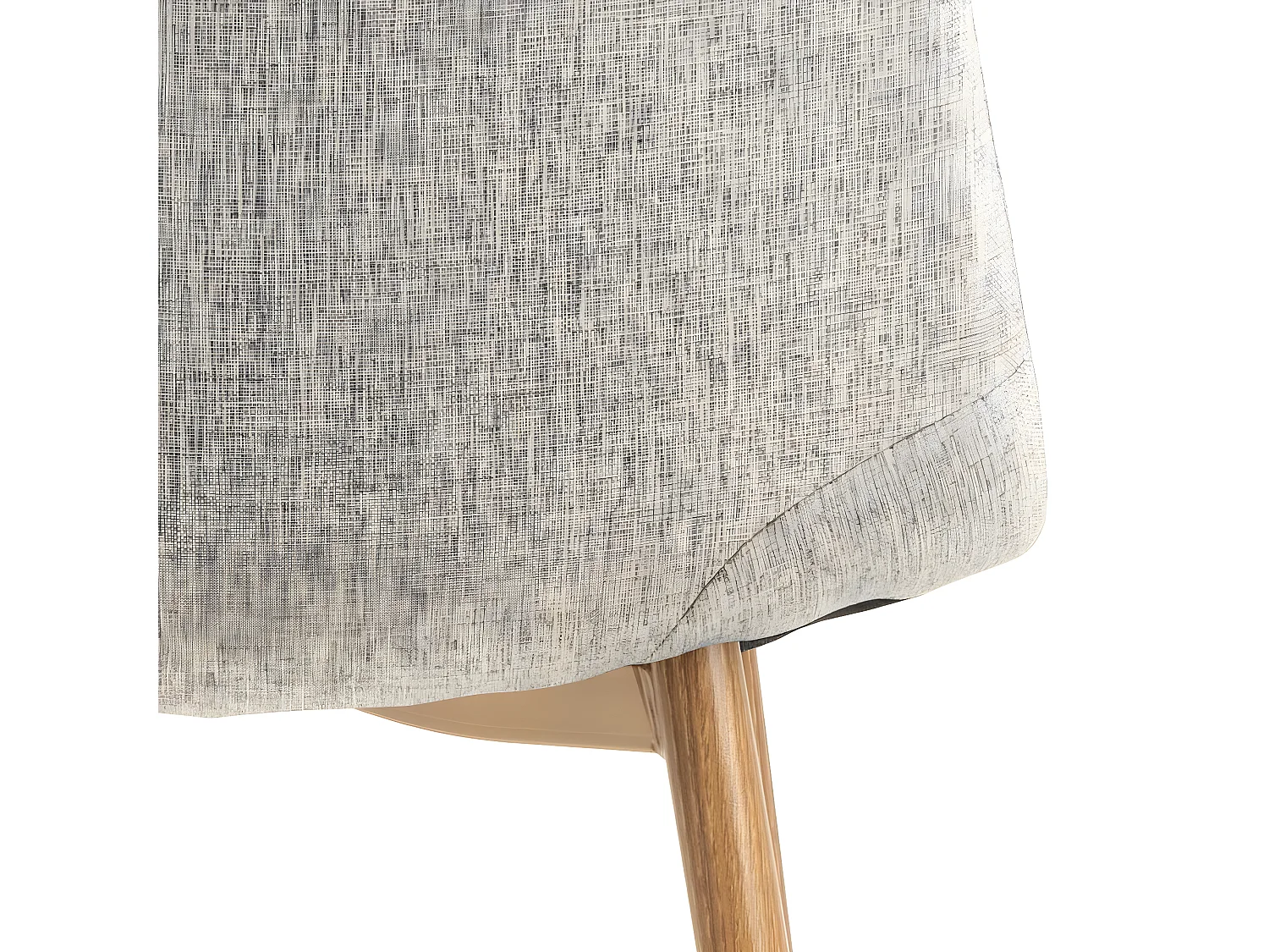 Cerise eetkamerstoel grijs.