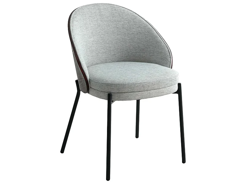 Canelas Esszimmerstuhl hellgrau.