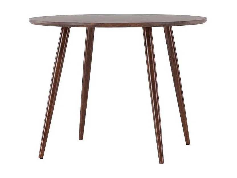 Sanford eetkamertafel Ø100cm bruin.