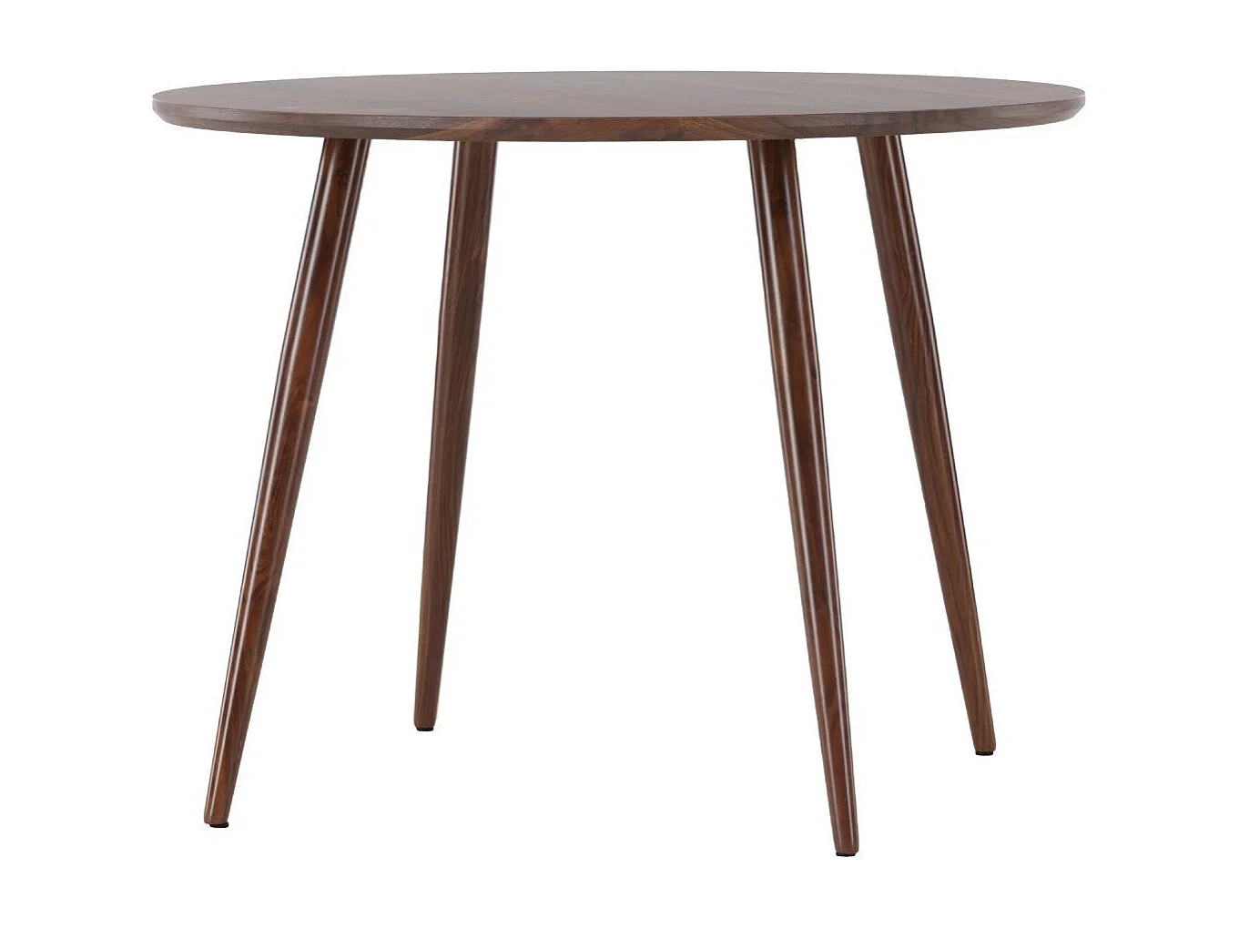 Sanford eetkamertafel Ø100cm bruin.