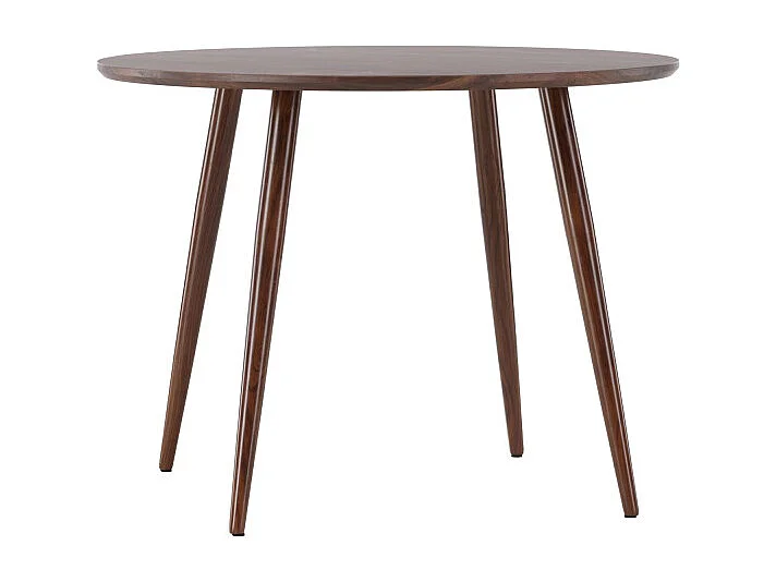 Sanford eetkamertafel Ø100cm bruin.