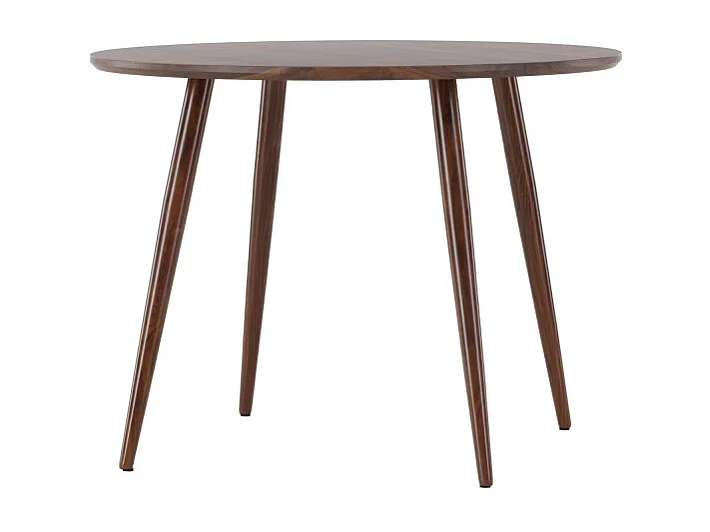 Sanford eetkamertafel Ø100cm bruin.