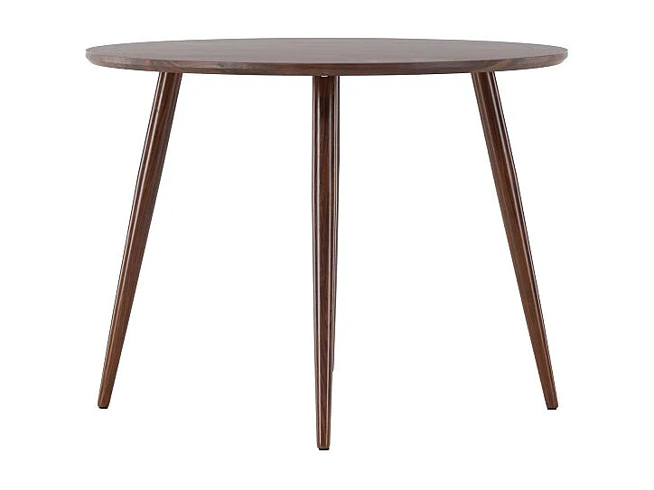 Sanford eetkamertafel Ø100cm bruin.