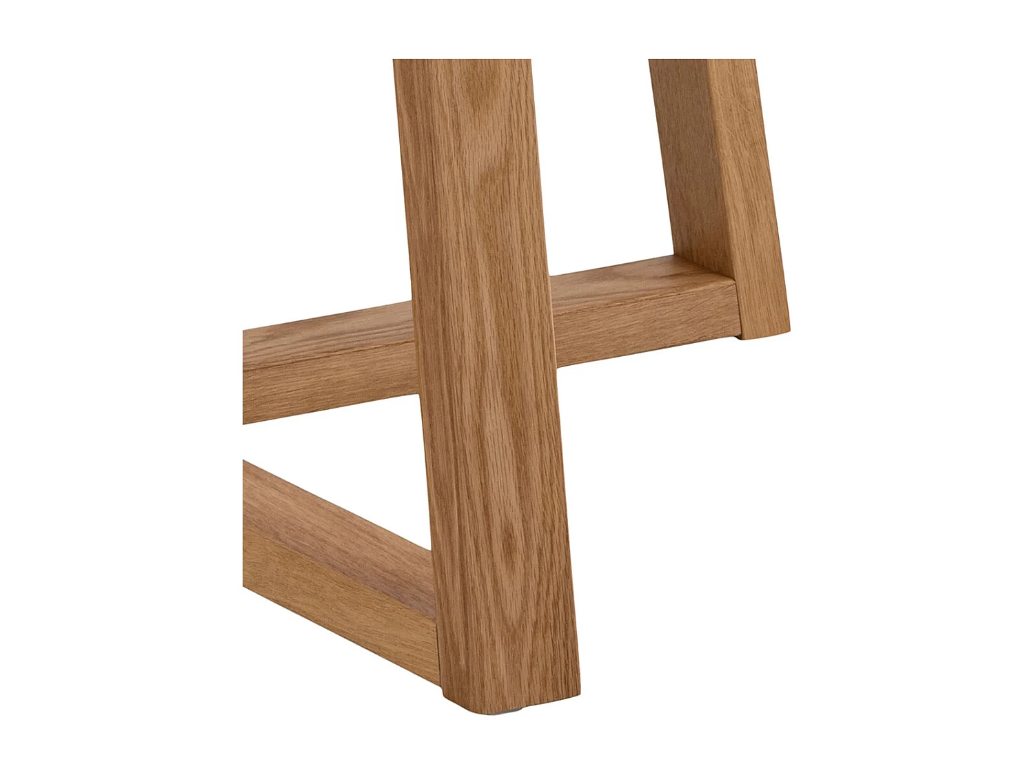 Malika Table à manger Ø120 cm, finition chêne.