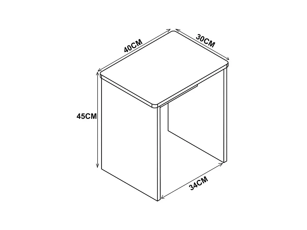 Dining Group Esal White H. 80 x W. 153 x D. 123 cm