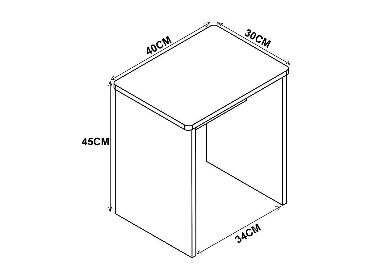 Dining Group Esal White H. 80 x W. 153 x D. 123 cm