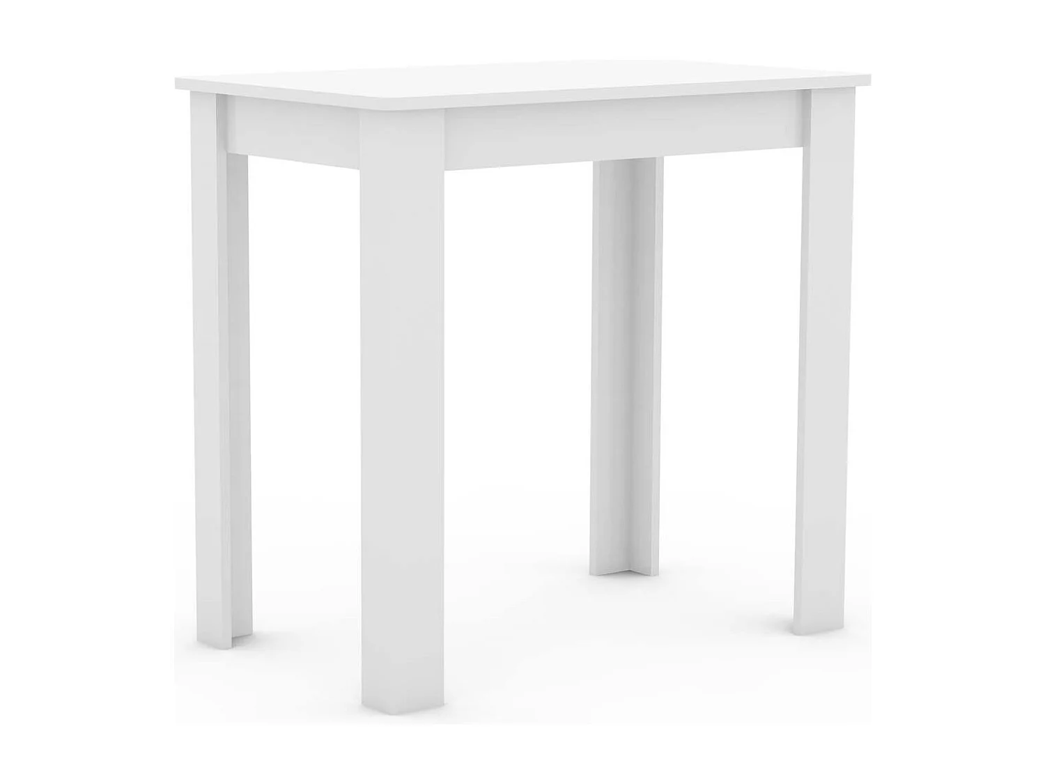 Dining table Esal White H. 76 x W. 80 x D. 50 cm