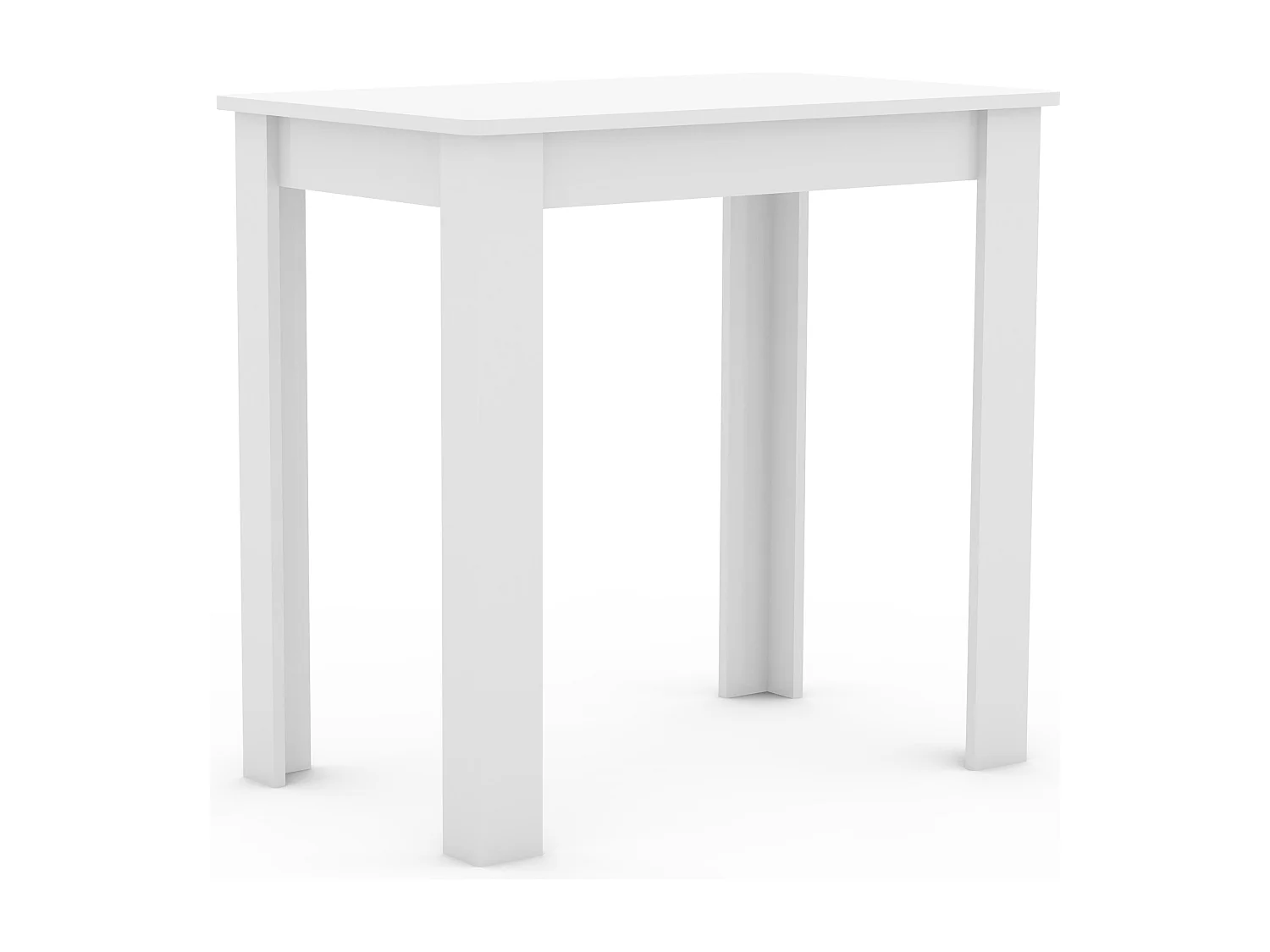 Dining table Esal White H. 76 x W. 80 x D. 50 cm
